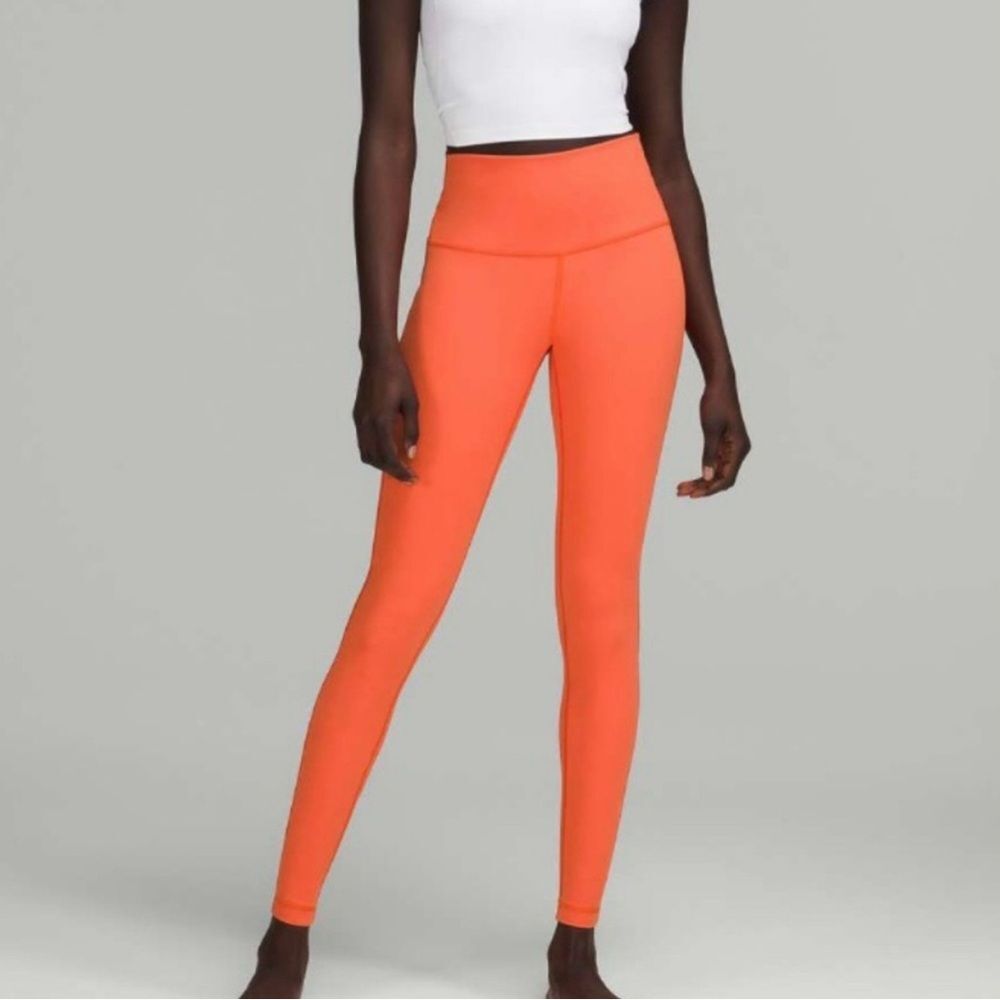 lululemon athletica High-Rise Orange Leggings